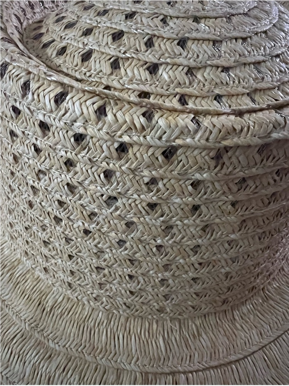 Wide-Brim Straw Sun Hat - Picture 4 of 6